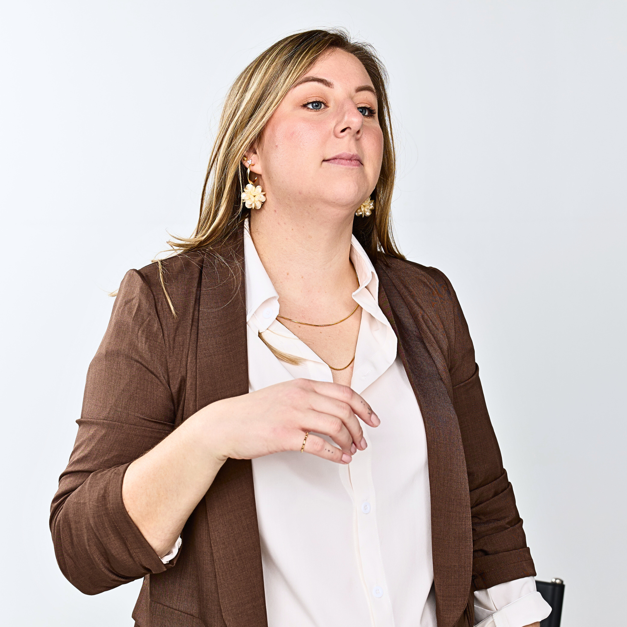 Daphne Statement Floral Earrings