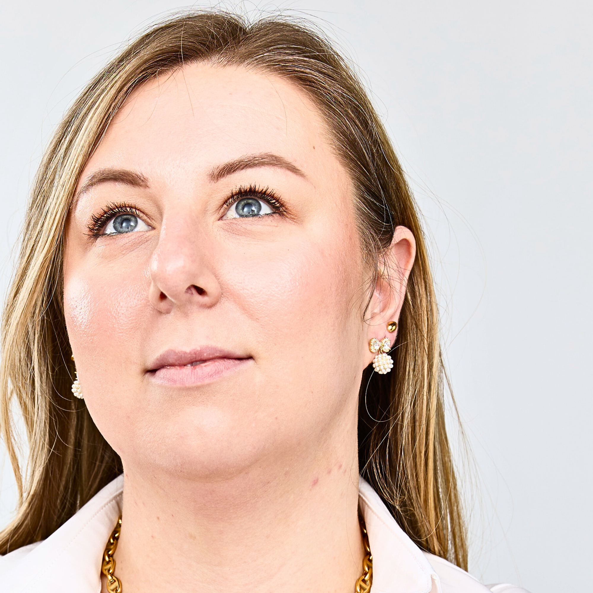 Amélie Heart & Pearl Studs