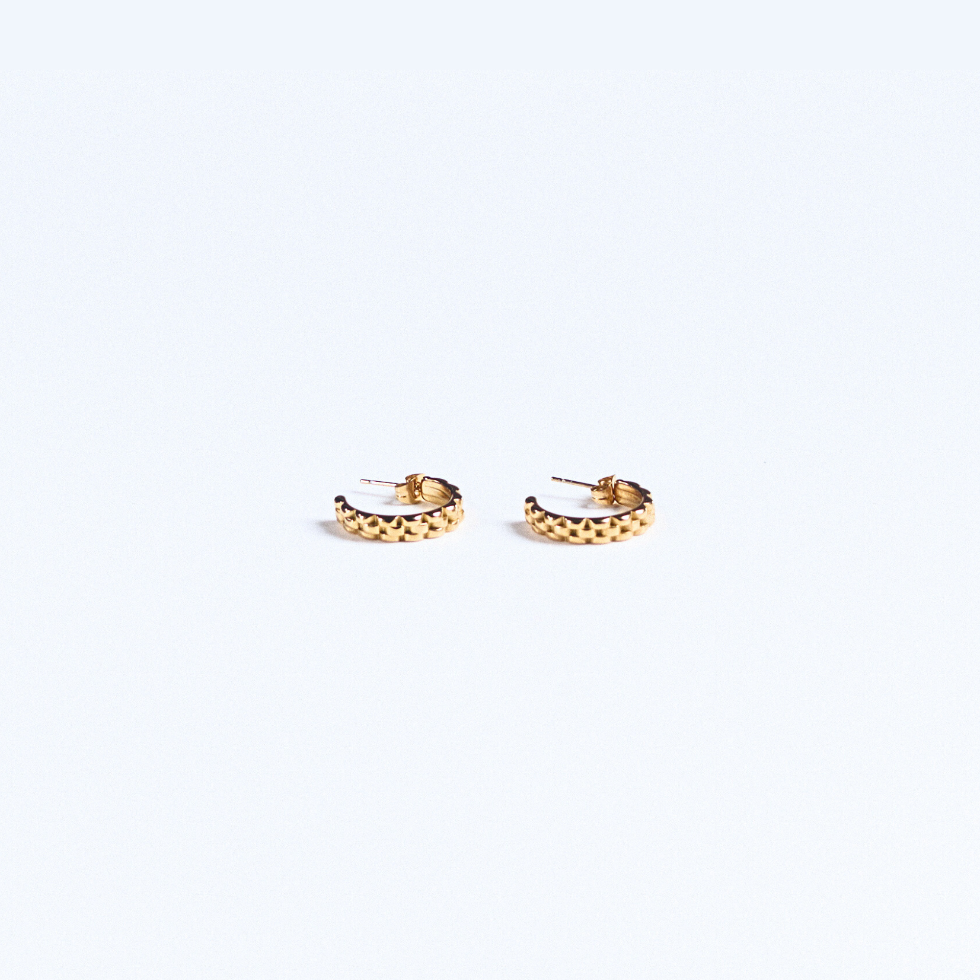 Vivienne Textured Hoops