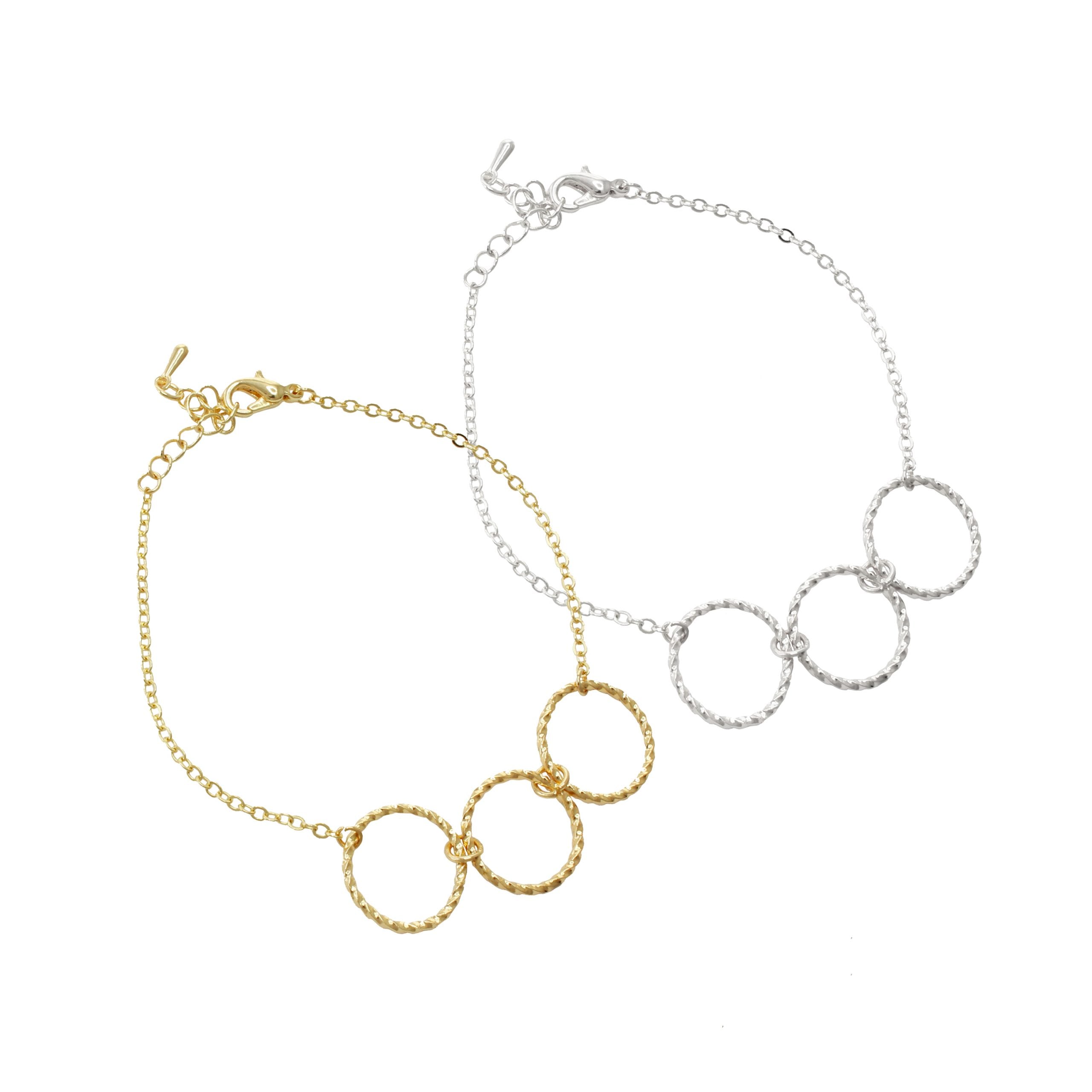 Interlocking Circle Bracelet