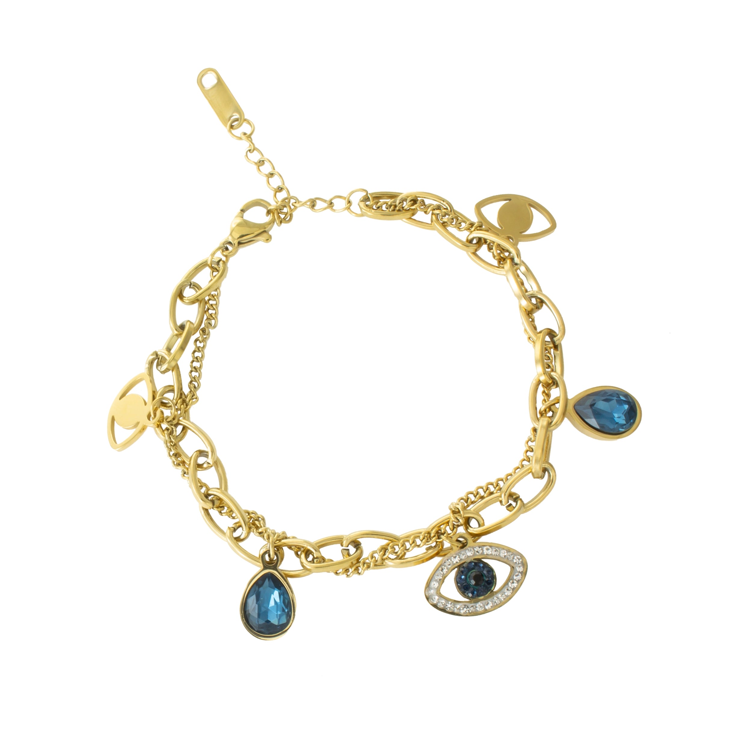 Mystical Evil Eye Charm Bracelet