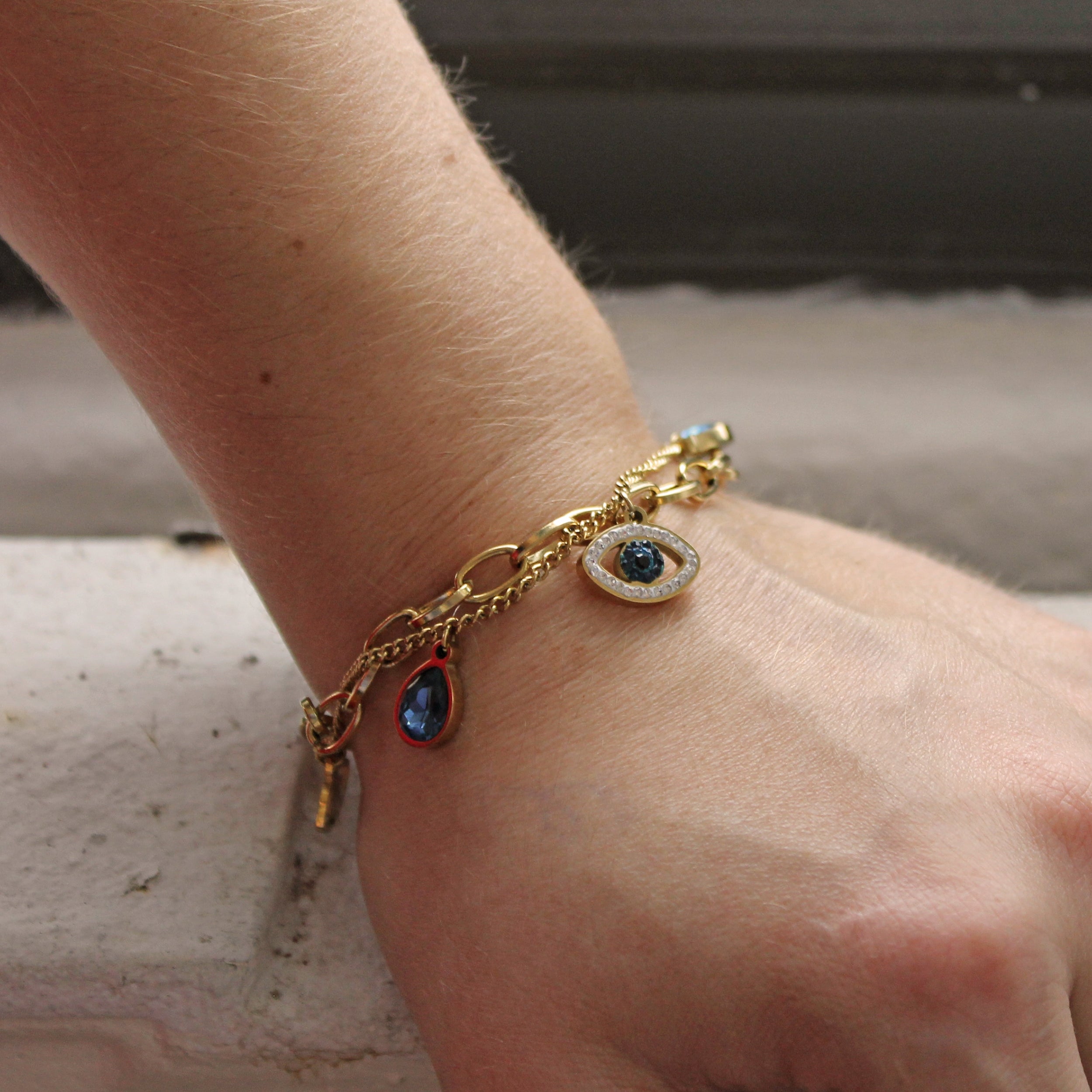 Mystical Evil Eye Charm Bracelet