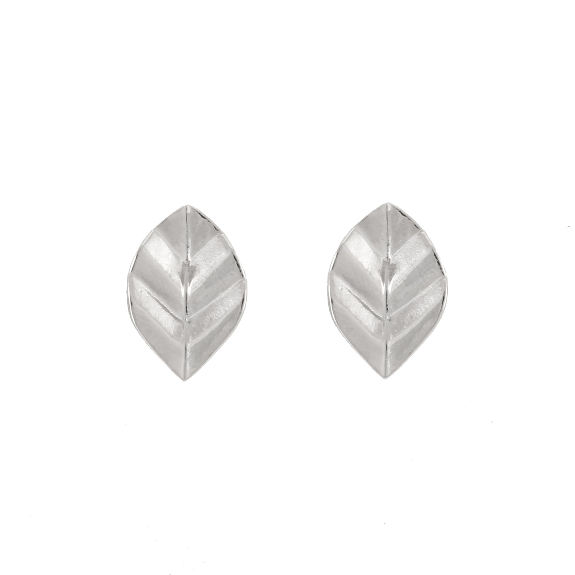 Delicate Leaf Stud Earrings