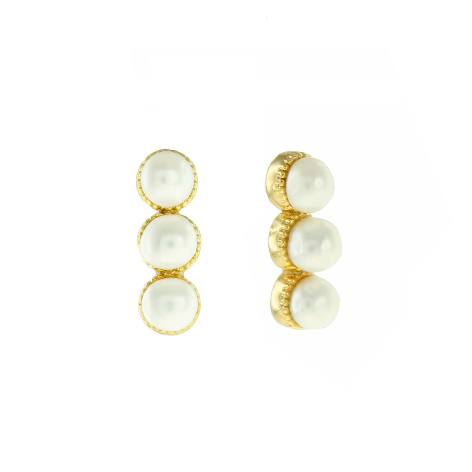 Pearl Trio Earrings