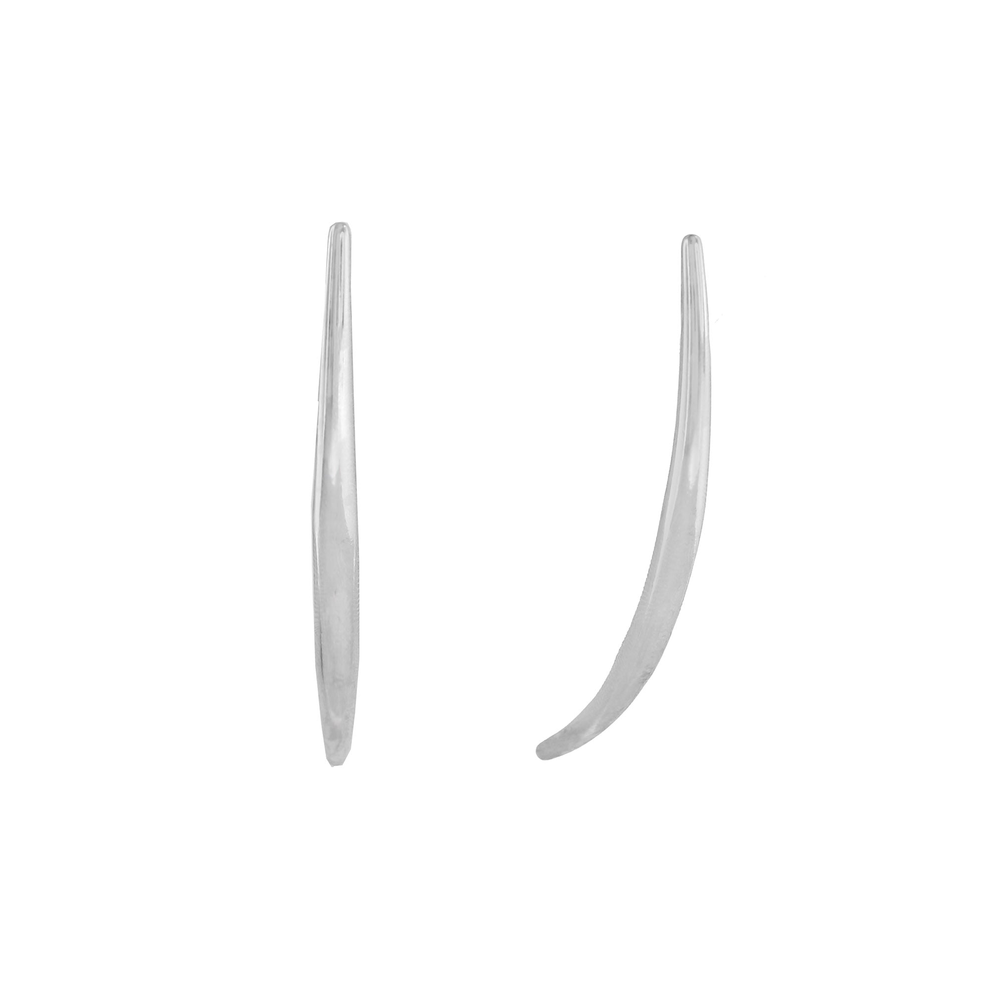 Curved Line Earrings