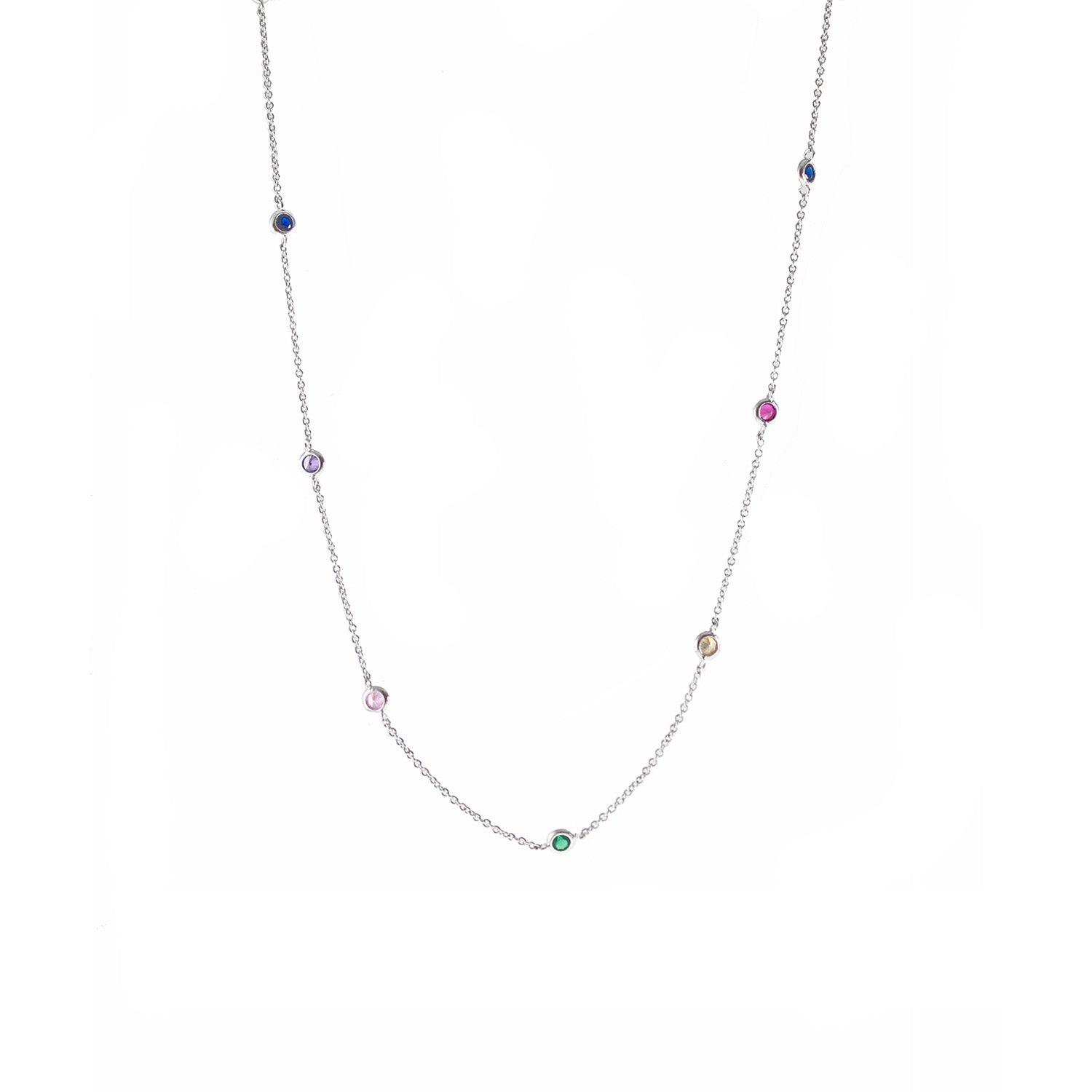 Rainbow crystal Necklace