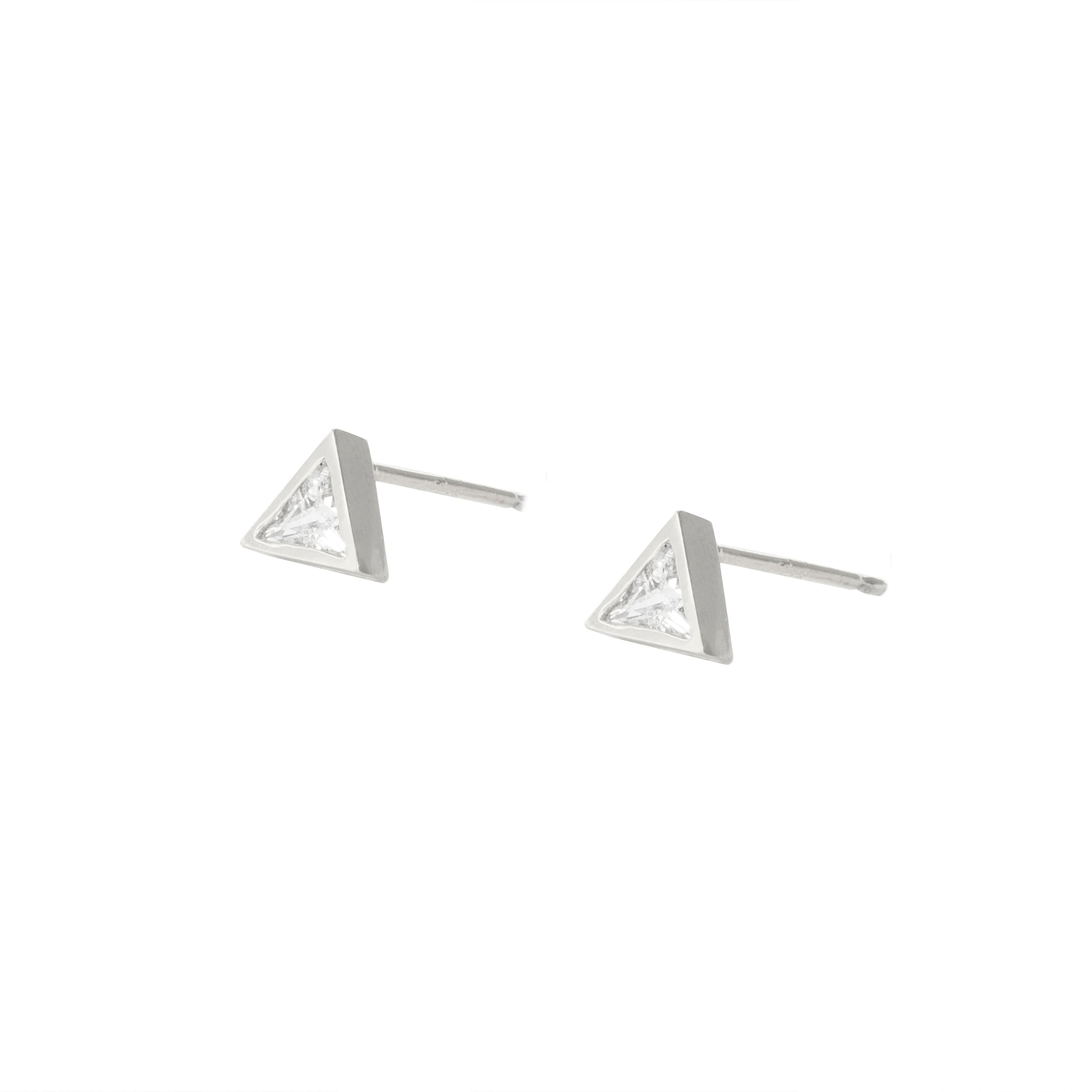 Minimalist Triangle Studs