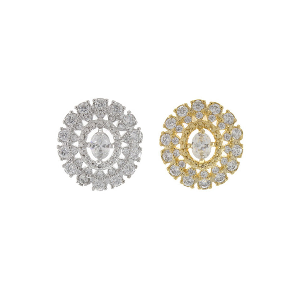 Halo Stud Earrings