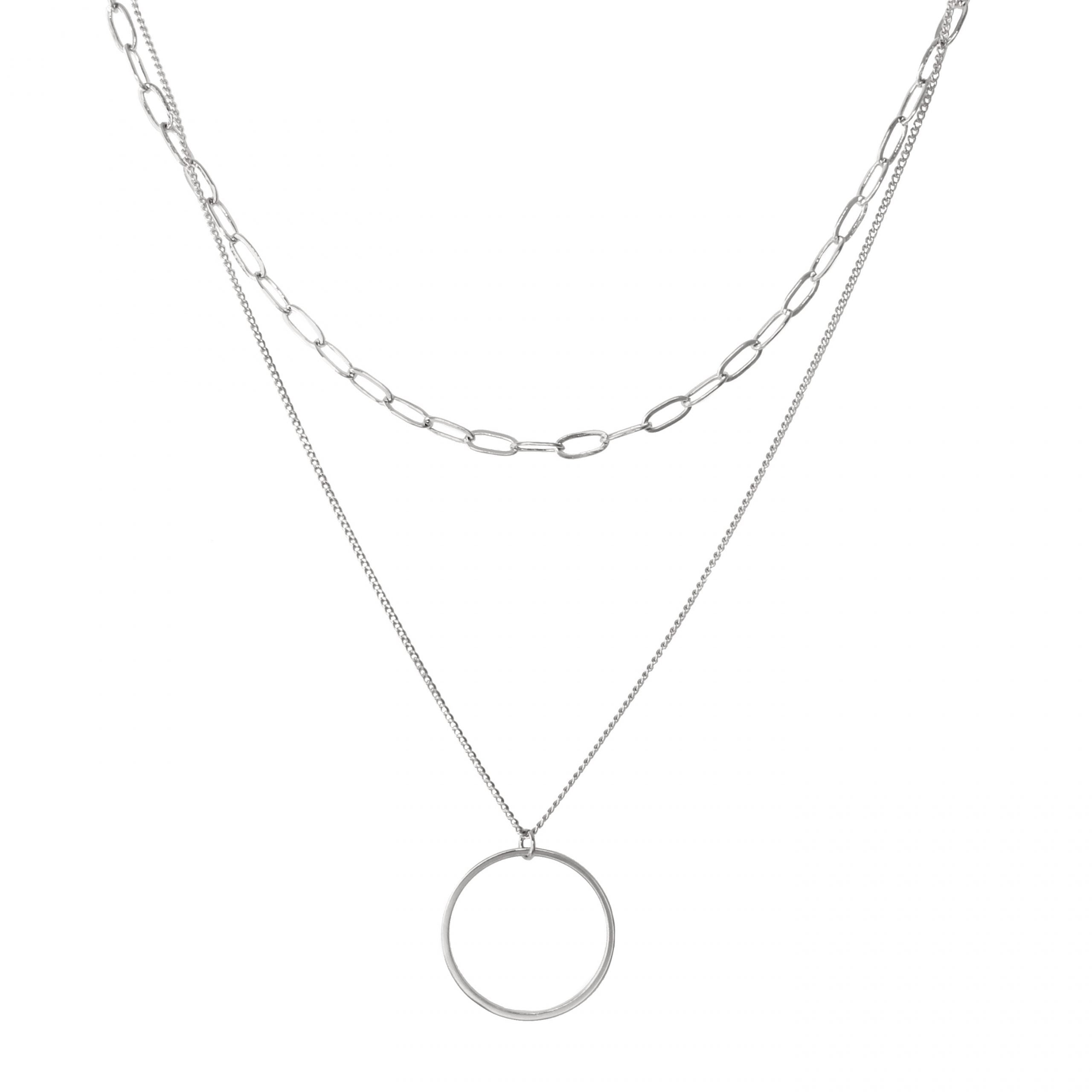 Layered Circle Necklace