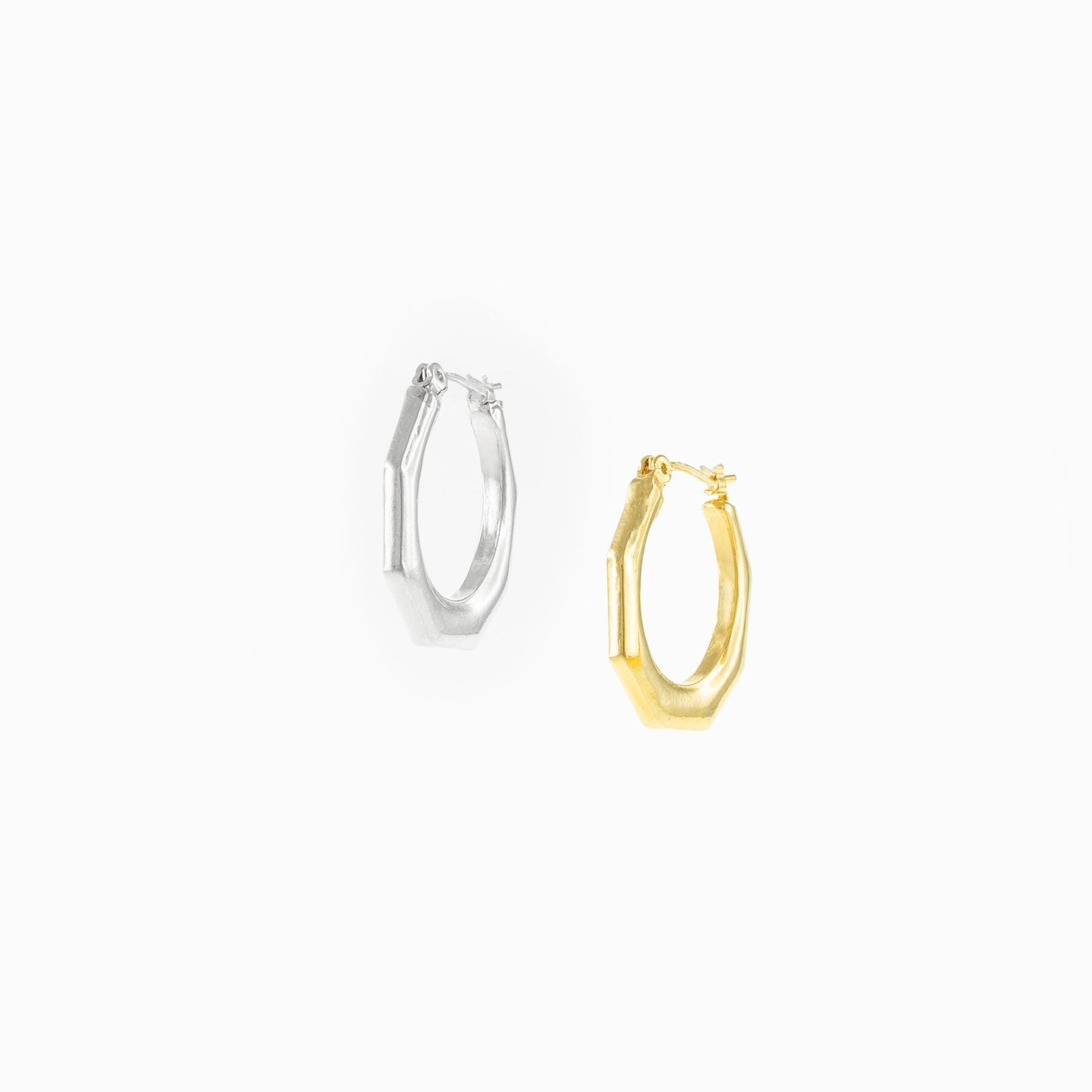 Geometric Hoop Earrings