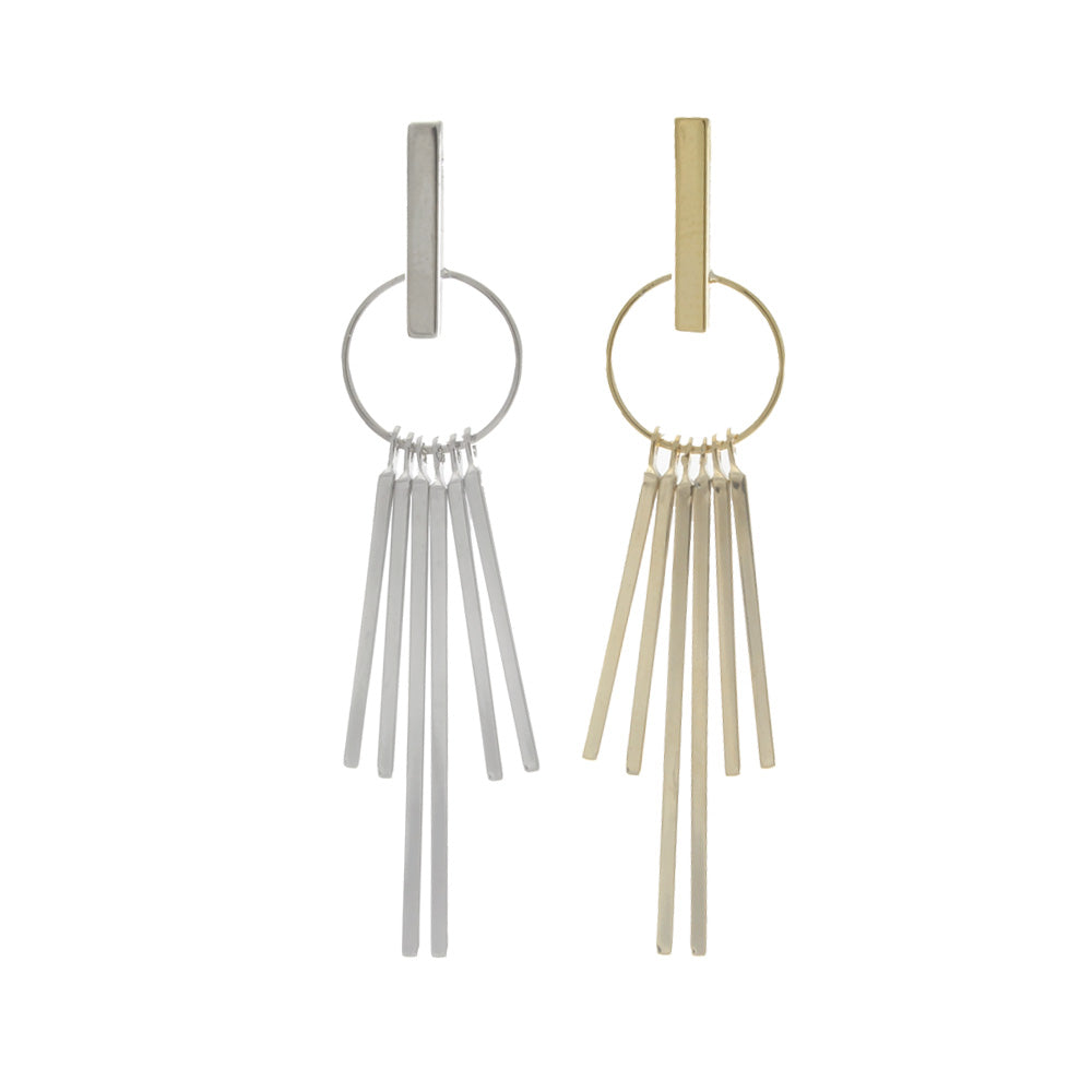 Linear Drop Earrings