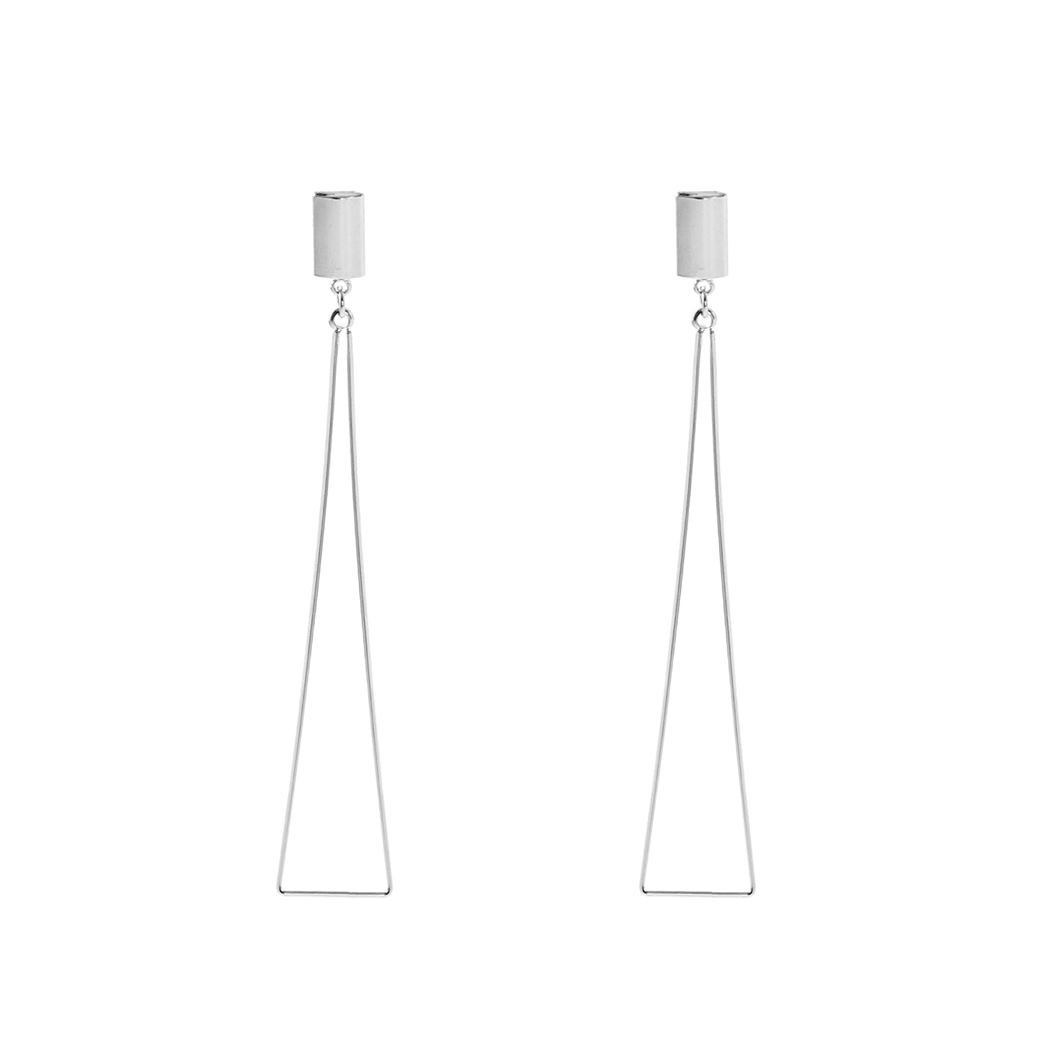 Minimalist Geometric Drop Earrings