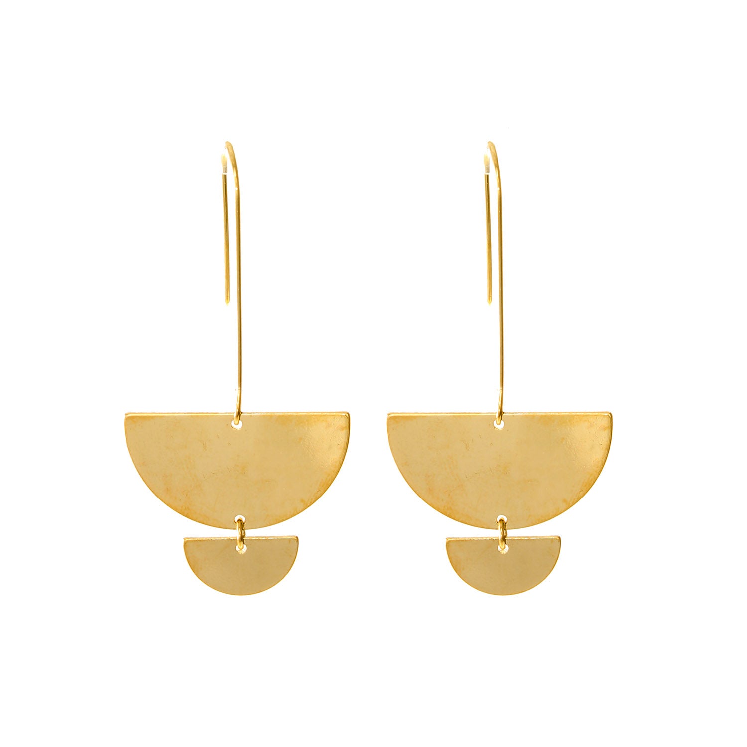 Minimalist Half-Circle Earrings