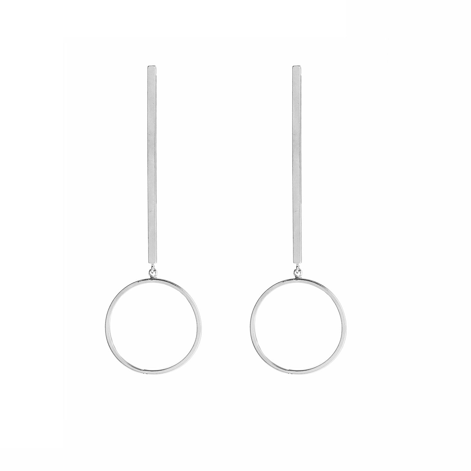 Minimalist Bar Drop Earrings